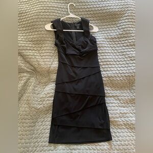 Elegant Black Sleeveless Dress